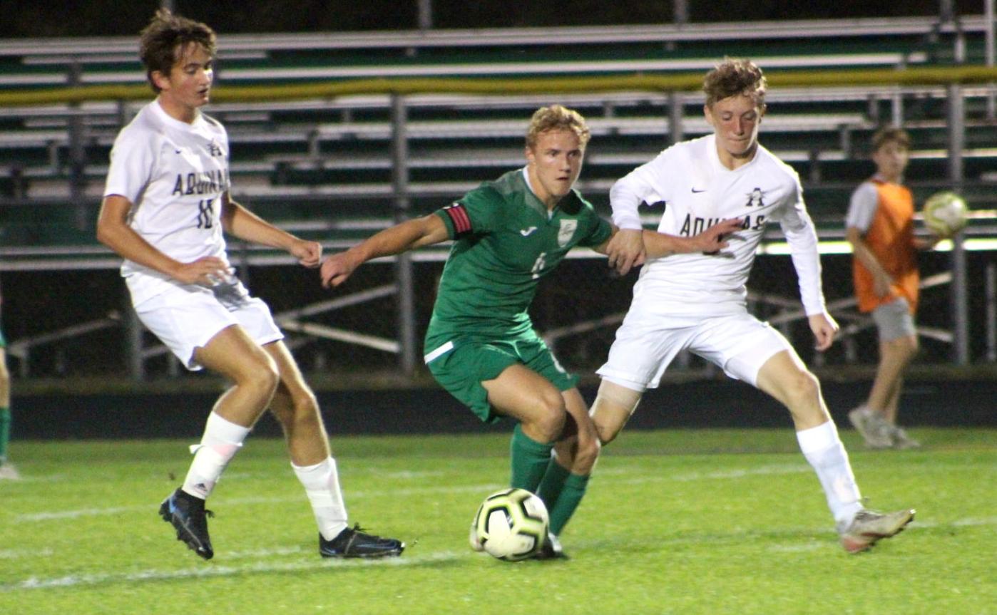 Joey Schreier looks for space